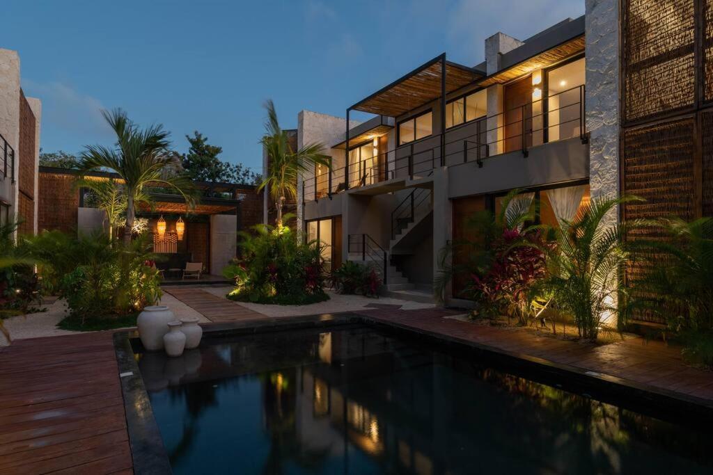Departamento Boho Chic, Alberca Privada , Centrico Appartement Tulum Pueblo Buitenkant foto