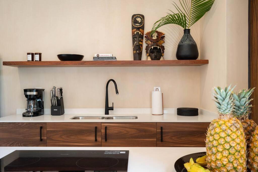 Departamento Boho Chic, Alberca Privada , Centrico Appartement Tulum Pueblo Buitenkant foto