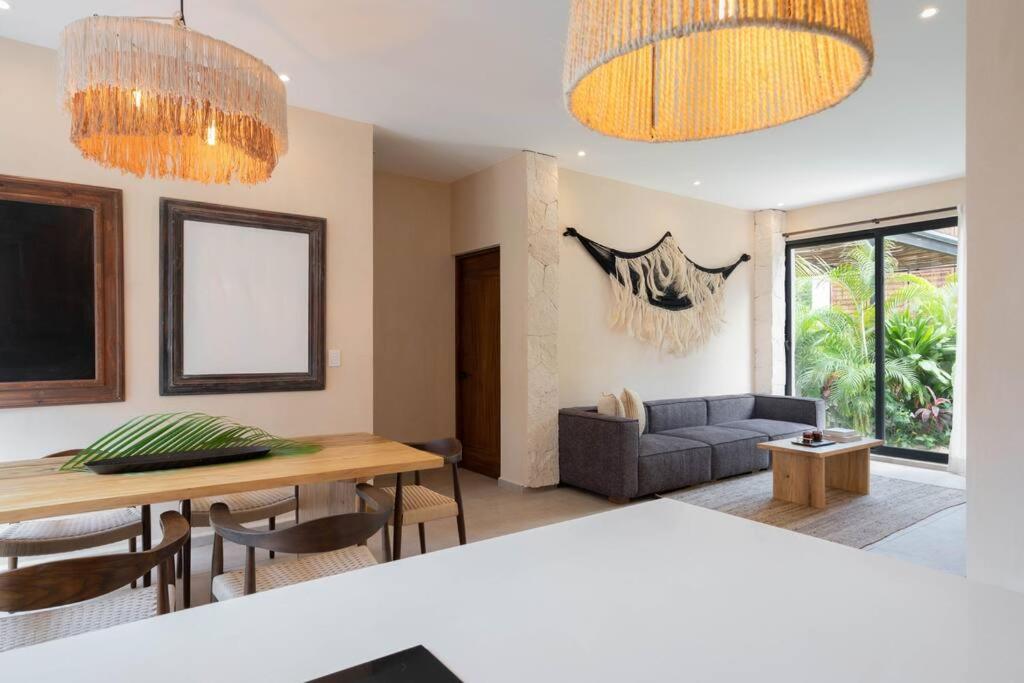 Departamento Boho Chic, Alberca Privada , Centrico Appartement Tulum Pueblo Buitenkant foto