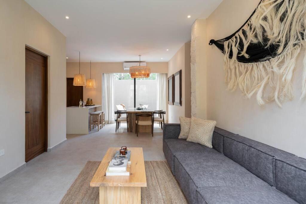 Departamento Boho Chic, Alberca Privada , Centrico Appartement Tulum Pueblo Buitenkant foto