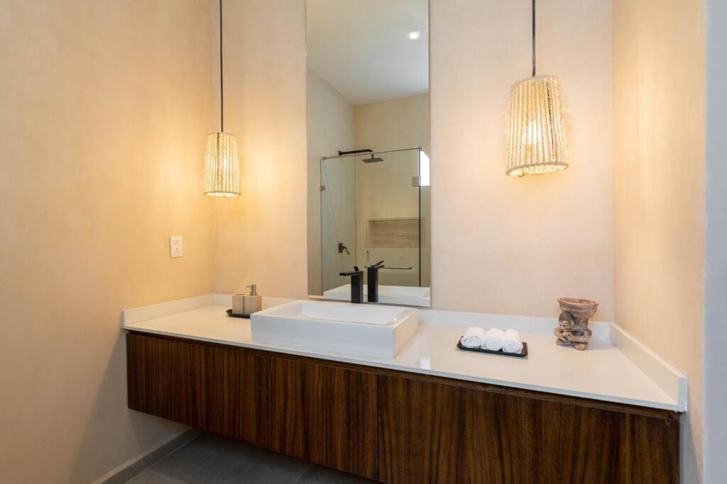 Departamento Boho Chic, Alberca Privada , Centrico Appartement Tulum Pueblo Buitenkant foto