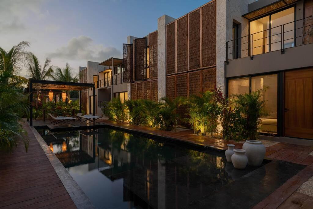 Departamento Boho Chic, Alberca Privada , Centrico Appartement Tulum Pueblo Buitenkant foto